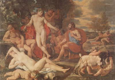 Nicolas Poussin Midas and Bacchus (mk08) china oil painting image